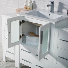 Blossom Sydney 84 Inch Bathroom Vanity with Side Cabinet - V8001 84S 01