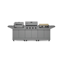 TYTUS Modular Grilling Collection 4-Burner Gas Grill, Charcoal Grill with Cart and Gas Griddle with Cart - TDT-BUN-010