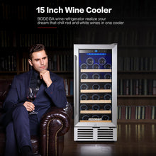 BODEGAcooler 15" 26 Bottles Small Wine Refrigerator