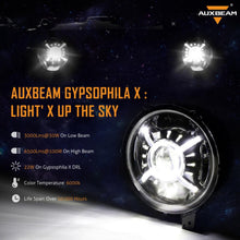 Auxbeam (2pcs/set) 9'' Round  100W LED light with Hi-Lo Beam & DRL for 2018-2022 Jeep Wrangler JL, 2019-2022 Gladiator JT - QP005944