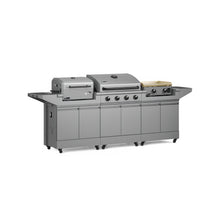 TYTUS Modular Grilling Collection 4-Burner Gas Grill, Charcoal Grill with Cart and Gas Griddle with Cart - TDT-BUN-010
