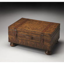 Butler Specialty Company Vasco Old World Map Trunk Table, Light Brown  - 576070