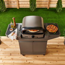 TYTUS Emberwood Pizza Oven with Grill and Prep Cart - TDT-CRT-GPZA