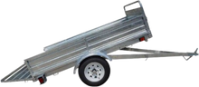 DK2 MMT5X7G 1639 lb. Capacity 4.5 ft. x 7.5 ft. Extendable 12 ft Bed Trailer Kit Galvanized New - MMT5X7G