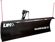 DK2 RAMP8219ELT Rampage II Elite 82 x 19 in. Custom Mount Snow Plow Kit with Actuator Lift New - RAMP8219ELT