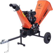 DK2 OPC506E Chipper Shredder with Extended Axles and Trailer Tow Hitch 6" 14 HP Gas Powered New