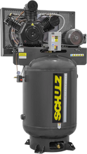 Schulz V-Series Air Compressor 10 HP 120 gal. 2-Stage 208-230V 3-Phase Vertical  - 932.9369-0