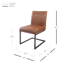 New Pacific Direct Ronan PU Leather Dining Chair, (Set of 2) -  1060002-215