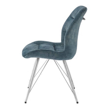 New Pacific Direct Raven Velvet Fabric Dining Side Chair, (Set of 2) 1060018-217 - 1060018-217