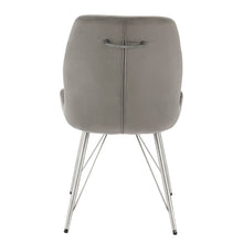 New Pacific Direct Raven Velvet Fabric Dining Side Chair, (Set of 2) 1060018-363 - 1060018-363