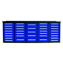 Chery Industrial 10ft Workbench Storage Cabinet with 35 Drawers - SUIWB1035BL01
