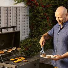 TYTUS Emberwood Charcoal Grill with Grill and Prep Cart - TDT-CRT-CHAR