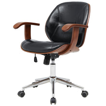 New Pacific Direct Samuel PU Bamboo Office Chair w/ Armrest  - 1160030-BWL