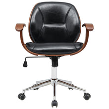 New Pacific Direct Samuel PU Bamboo Office Chair w/ Armrest  - 1160030-BWL