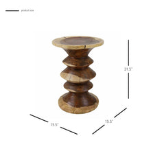New Pacific Direct Ziva Trembesi Side/ End Table  - 1210026-N