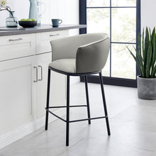 New Pacific Direct Seymor PU Counter Stool w/ Arms -  1240010-5059