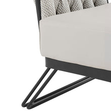 New Pacific Direct Leander Fabric/PU Accent Chair -  1240011-5006