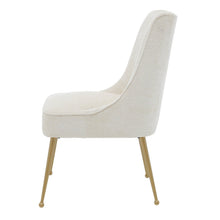 New Pacific Direct Cedric KD Fabric Dining Side Chair Gold Legs, (Set of 2) -  1250024-567