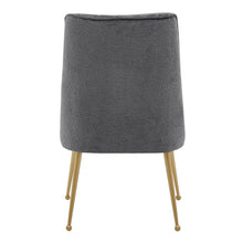 New Pacific Direct Cedric KD Fabric Dining Side Chair Gold Legs, (Set of 2)  - 1250024-568