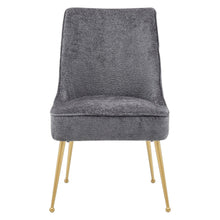 New Pacific Direct Cedric KD Fabric Dining Side Chair Gold Legs, (Set of 2)  - 1250024-568