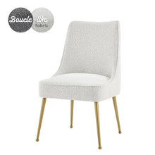 New Pacific Direct Cedric Fabric Dining Side Chair Gold Legs, (Set of 2) -  1250026-563