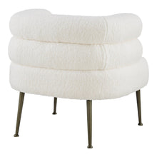 New Pacific Direct Zerline Faux Shearling Fabric Accent Chair 1250031-560 - 1250031-560