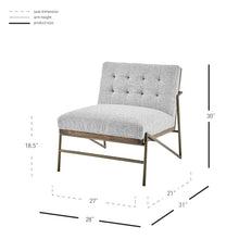New Pacific Direct Marlow Fabric Accent Chair -  1250033-410