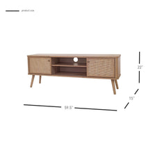 New Pacific Direct Thelma KD 59.5" Rattan TV Stand  - 1340015