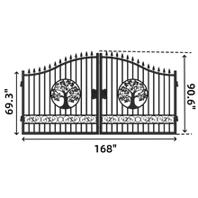 Chery Industrial 14' Iron Gate with Wider goalposts, No metal ball II000074NM