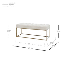 New Pacific Direct Darius KD Fabric Bench  - 1600080-567