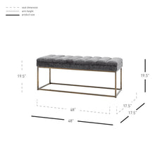 New Pacific Direct Darius KD Fabric Bench -  1600080-568