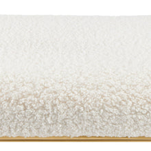 New Pacific Direct Frisly Shearling Fabric Bench w/ Shelf  - 1600083-560