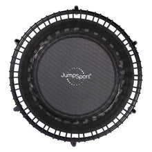 Disc-O-Bed JumpSport 350 Indoor Lightweight 39" Fitness Trampoline, Black with White Frame - 168413