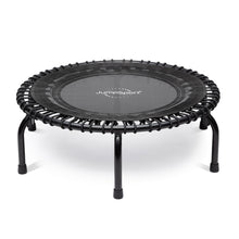 Disc-O-Bed JumpSport 350 Indoor Lightweight 39" Fitness Trampoline, Black with White Frame - 168413