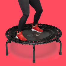 Disc-O-Bed JumpSport 370 Home Gym 39" Heavy Duty Fitness Trampoline with 4-In-1 DVD, Black - 168416