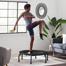 Disc-O-Bed JumpSport 370 PRO Indoor Heavy Duty Lightweight 39 In Fitness Trampoline, Black - 168418