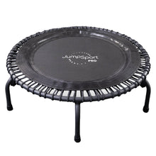 Disc-O-Bed JumpSport 550f PRO Indoor Lightweight 44 Inch Folding Fitness Trampoline, Black - 168419