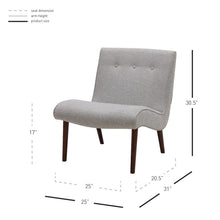 New Pacific Direct Alexis Fabric Chair -  1900135-410