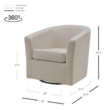 New Pacific Direct Hayden Fabric Swivel Chair -  1900142-276