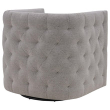 New Pacific Direct Leslie Fabric Swivel Tufted Chair  - 1900148-410
