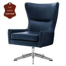 New Pacific Direct Arya Top Grain Leather Swivel Chair -  1900154-429
