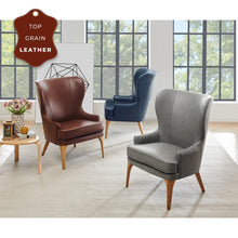 New Pacific Direct Bjorn Top Grain Leather Accent Chair -  1900155-428