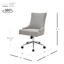 New Pacific Direct Charlotte Fabric Office Chair -  1900165-410