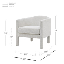 New Pacific Direct Jennifer Fabric Accent Arm Chair  - 1900171-563