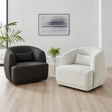 New Pacific Direct Steward Fabric Swivel Accent Chair  - 1900188-563