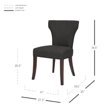 New Pacific Direct Dresden Fabric Dining Chair, (Set of 2) -  198137-HS02