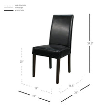 New Pacific Direct Hartford Bicast Leather Dining Chair, (Set of 2)  - 198140-23