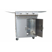 KOKOMO 3 Burner 26 inch Cart Model BBQ Grill With Locking Casters - KO-BAK3BG+KO-BAK3BG-C