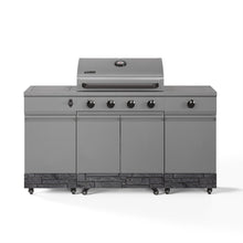 TYTUS Fresno 5-Burner LP/NG Convertible Grill in Gunmetal + Graphite Stone -  -TDT-021-0103