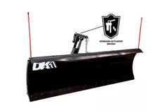 DK2 AVAL8422ELT 84 x 22 in. Universal Truck Mount T-Frame Snow Plow Kit with Actuator and Wireless Remote New - AVAL8422ELT